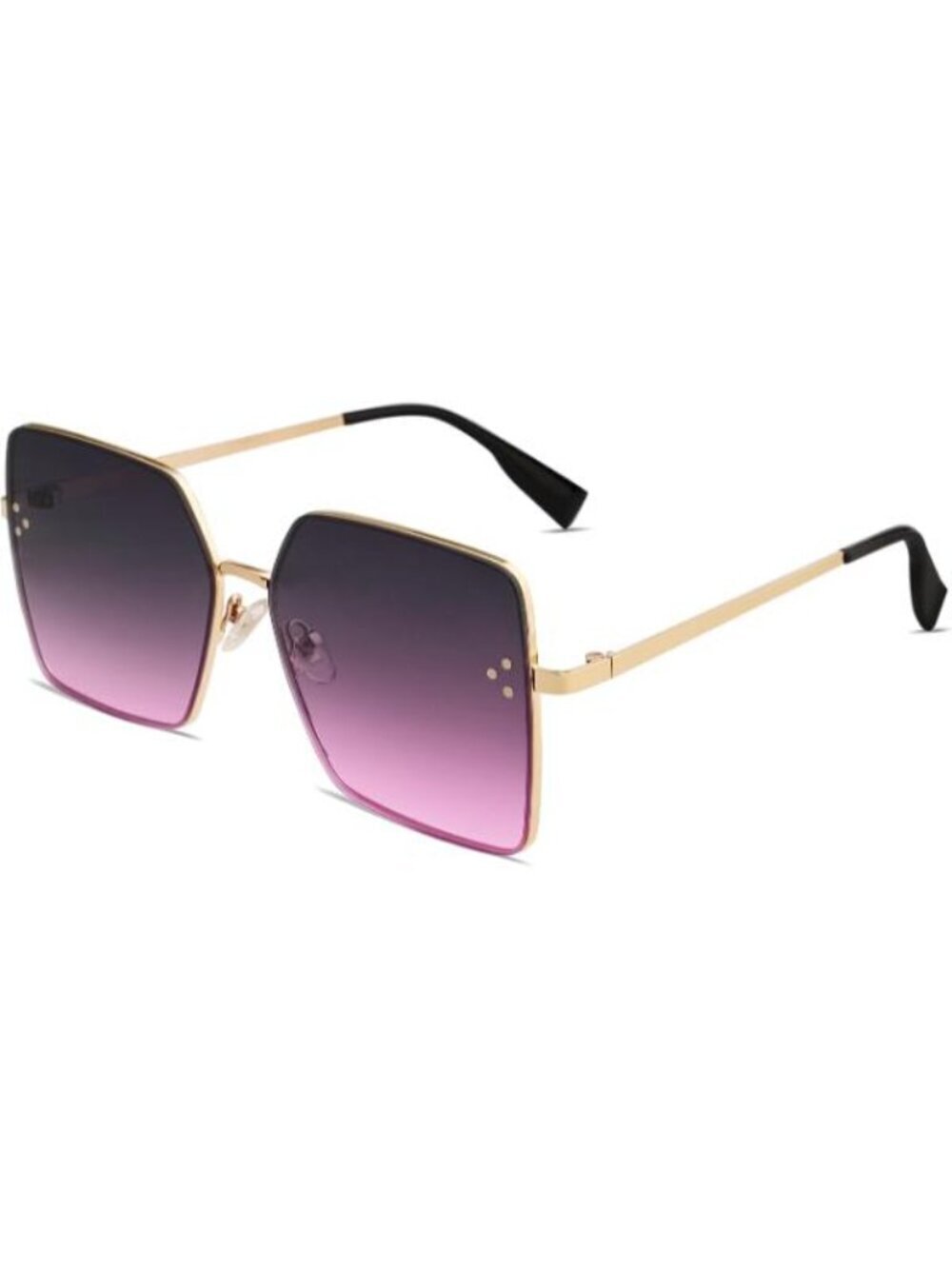 SOJOS Women's Oversized Designer Style UV Protection Sunnies Shades Purple